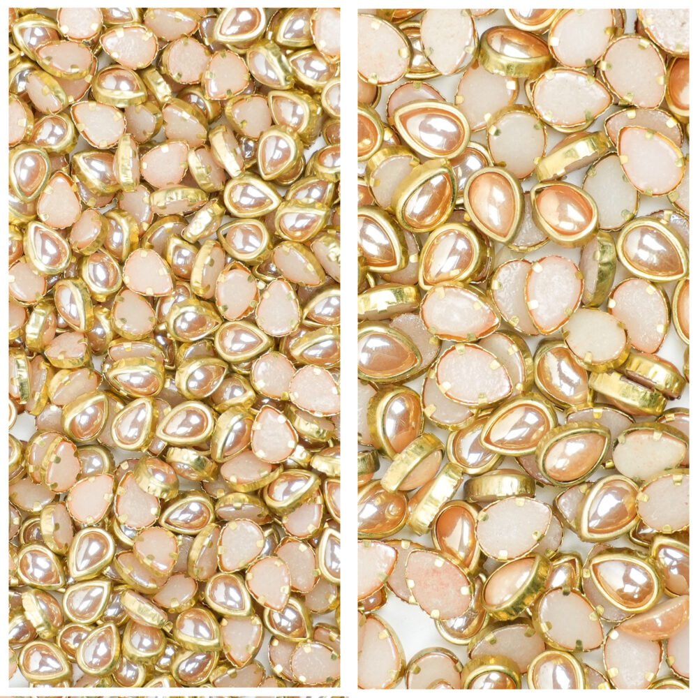 2 Sizes Drop Shape Gold Color Combo Gold Color 2 Size Combo