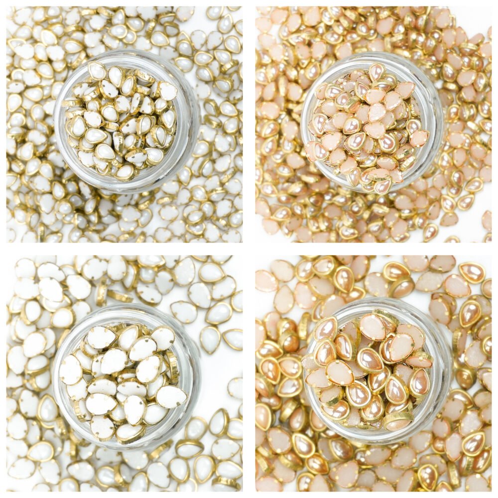 Gold & White Color 2 Size Combo