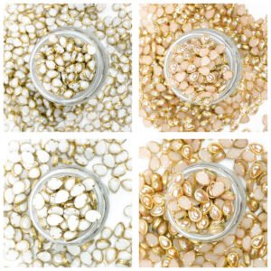 Gold & White Color 2 Size Combo