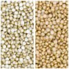 4mm White And Gold Combo Gold & White Color Combo