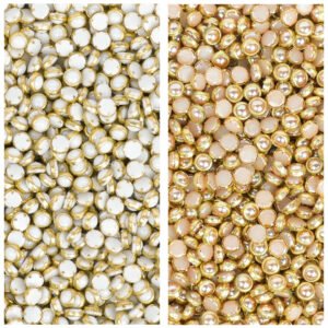 4mm White And Gold Combo Gold & White Color Combo