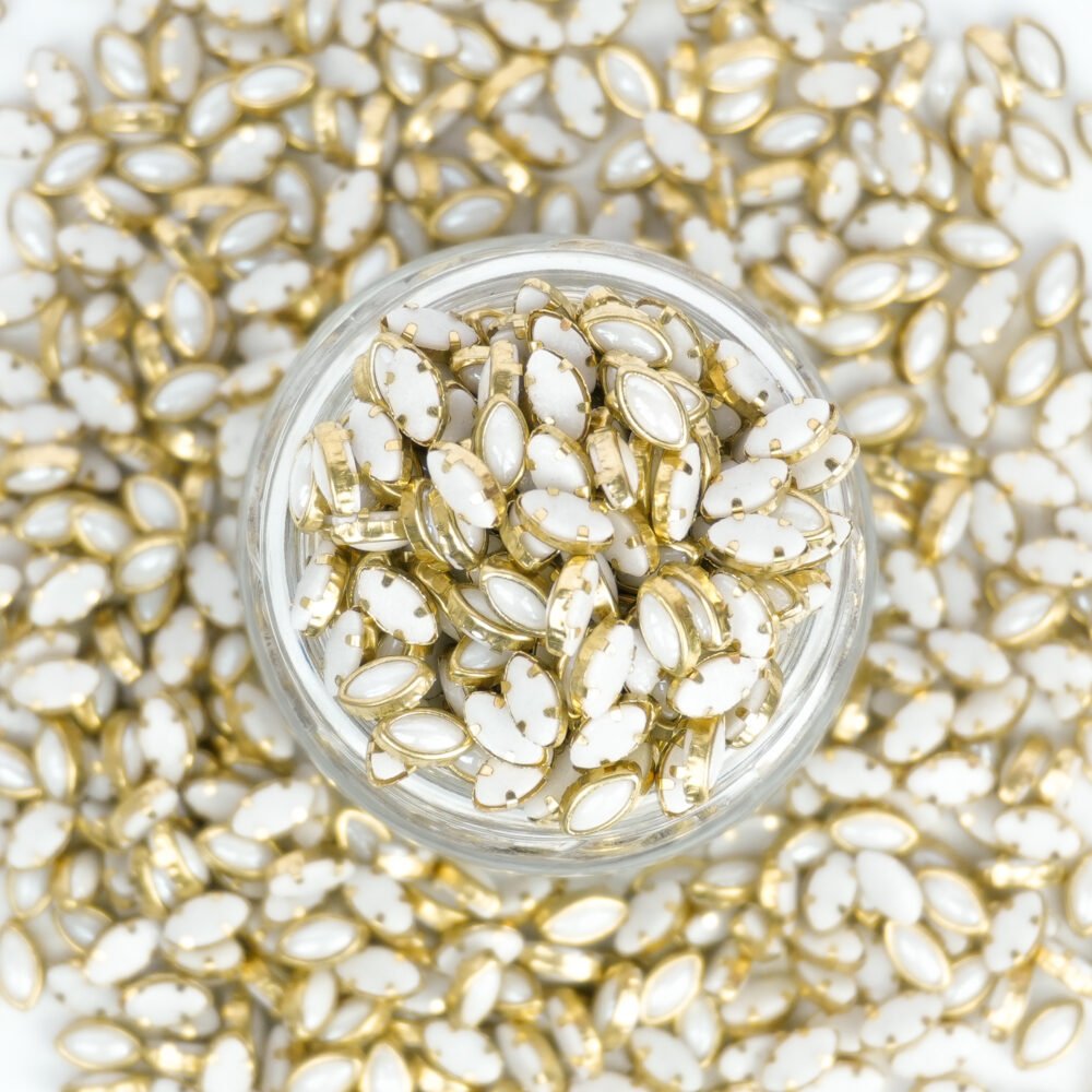 Gold & White Color 2 Size Combo