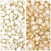 Gold & White Color 2 Size Combo