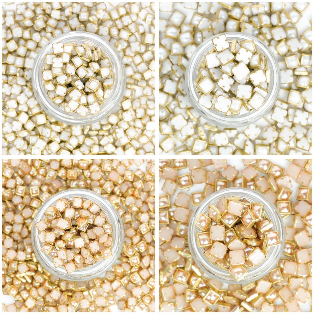 Gold & White Color 2 Size Combo